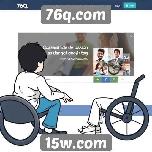 Explorando a acessibilidade do site 76q.com