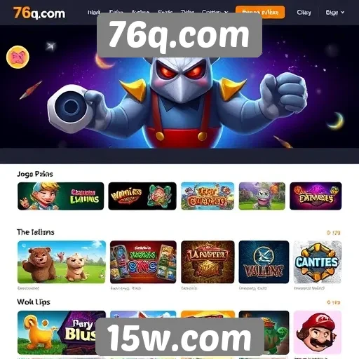 Jogos populares disponíveis no 76q.com